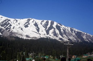 View of Apharwat, from Gulmarg Valley